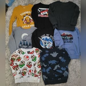 LARGE Kids Graphic Sweatshirt Bundle